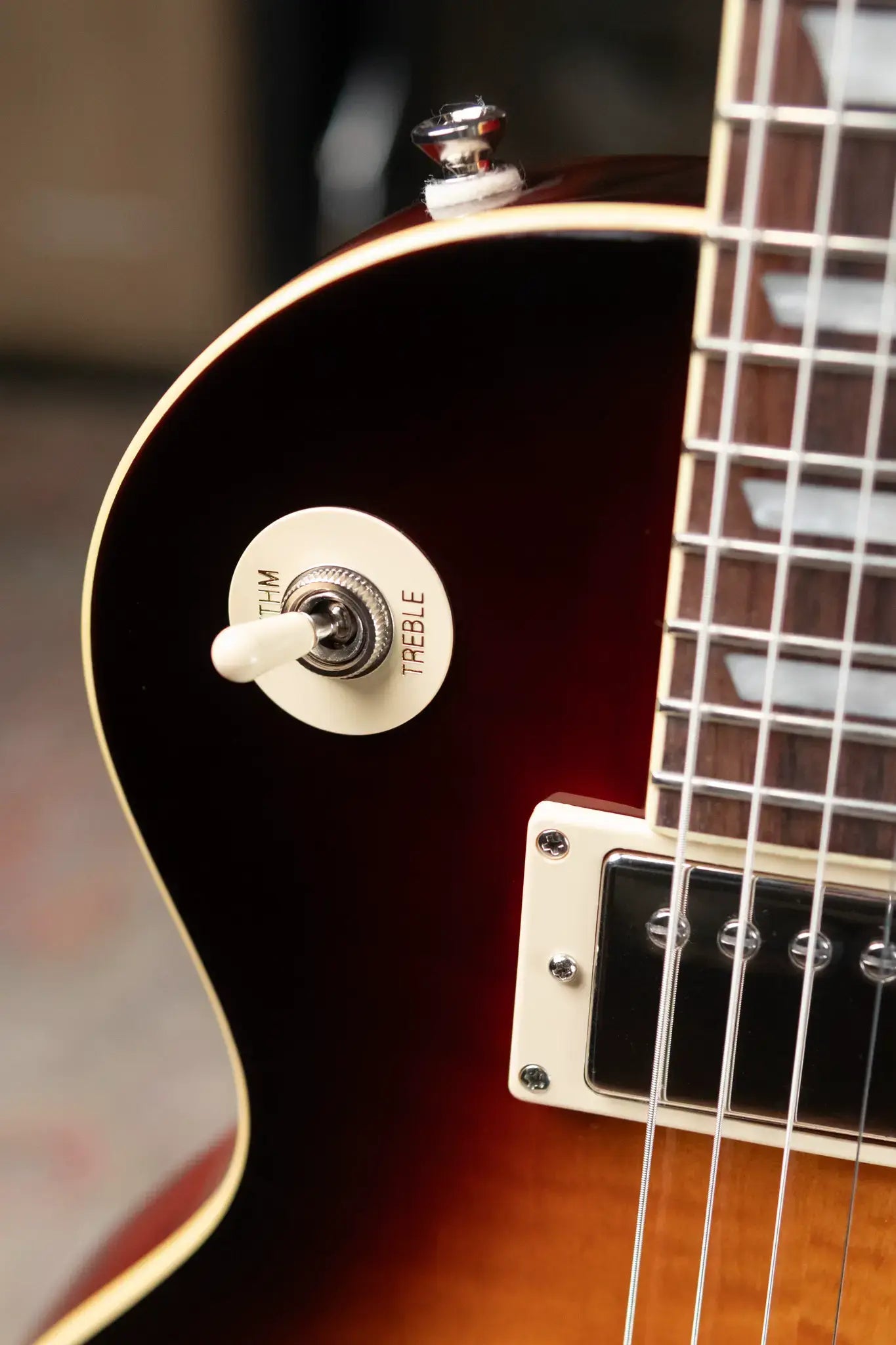 Epiphone Les Paul Standard 50s Figured Electric Guitar - Bourbon Burst with Gig Bag
