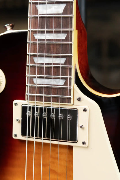 Epiphone Les Paul Standard 50s Figured Electric Guitar - Bourbon Burst with Gig Bag