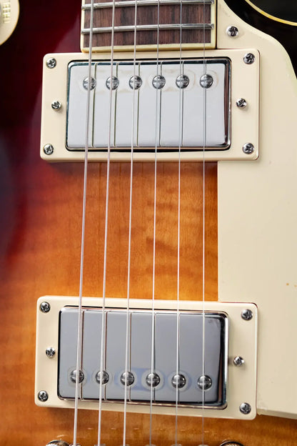 Epiphone Les Paul Standard 50s Figured Electric Guitar - Bourbon Burst with Gig Bag