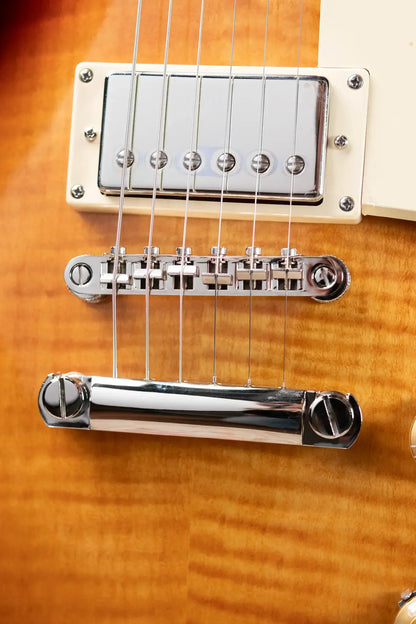 Epiphone Les Paul Standard 50s Figured Electric Guitar - Bourbon Burst with Gig Bag
