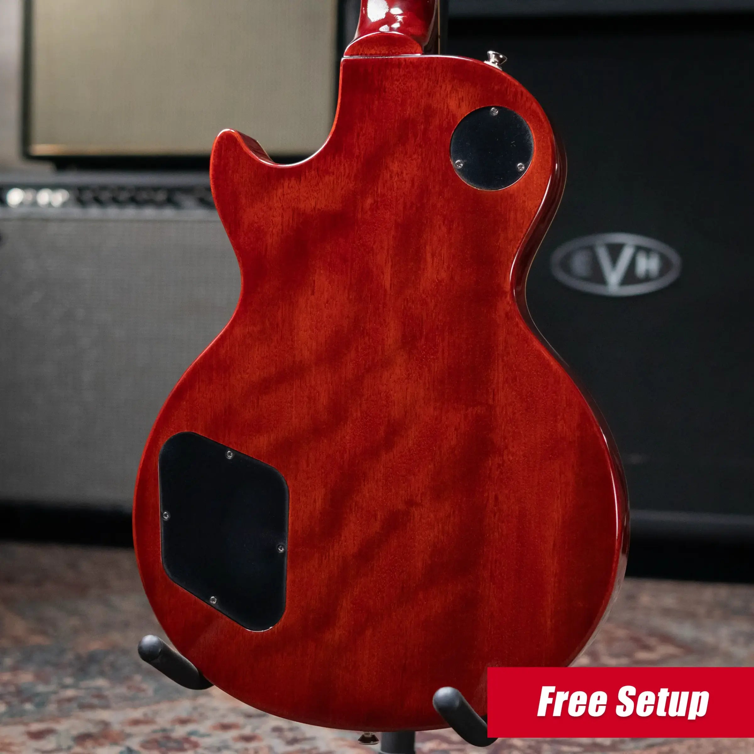 Epiphone Les Paul Standard 50s Figured Electric Guitar - Washed Cherry Sunburst