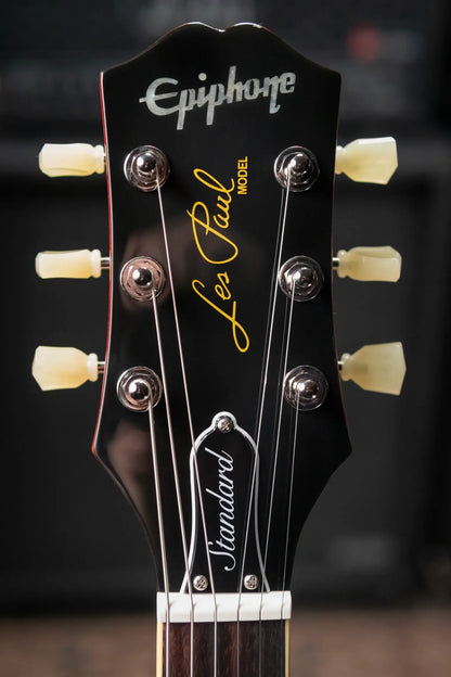 Epiphone Les Paul Standard 50s Figured Electric Guitar - Washed Cherry Sunburst