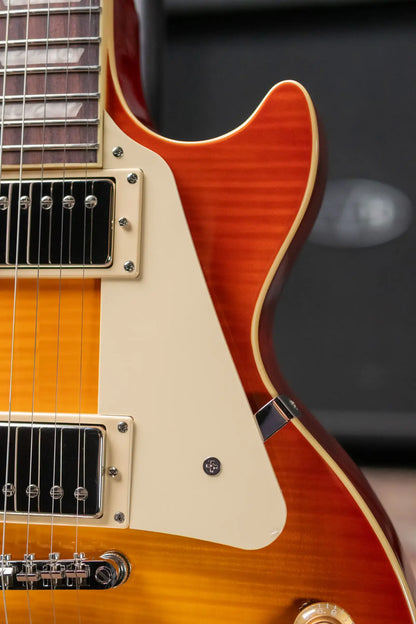 Epiphone Les Paul Standard 50s Figured Electric Guitar - Washed Cherry Sunburst