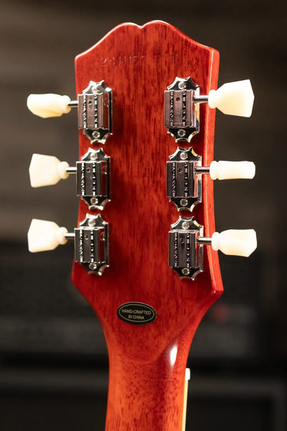 Epiphone Les Paul Standard 50s Figured Electric Guitar - Washed Cherry Sunburst with Gig Bag