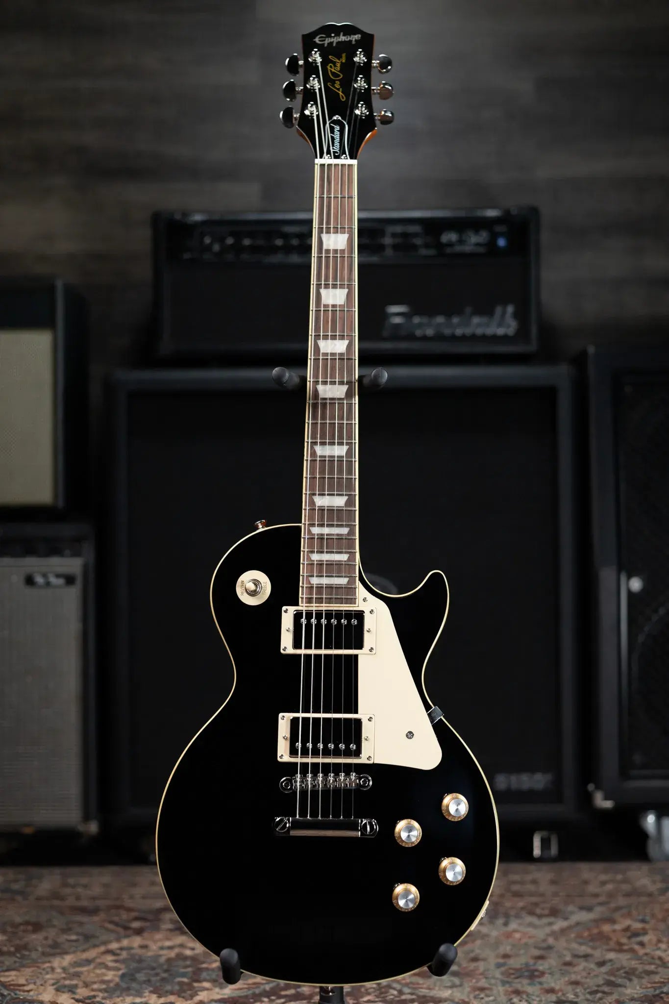 Epiphone Les Paul Standard 60s Electric Guitar - Ebony with Gig Bag