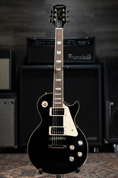 Epiphone Les Paul Standard 60s Electric Guitar - Ebony with Gig Bag