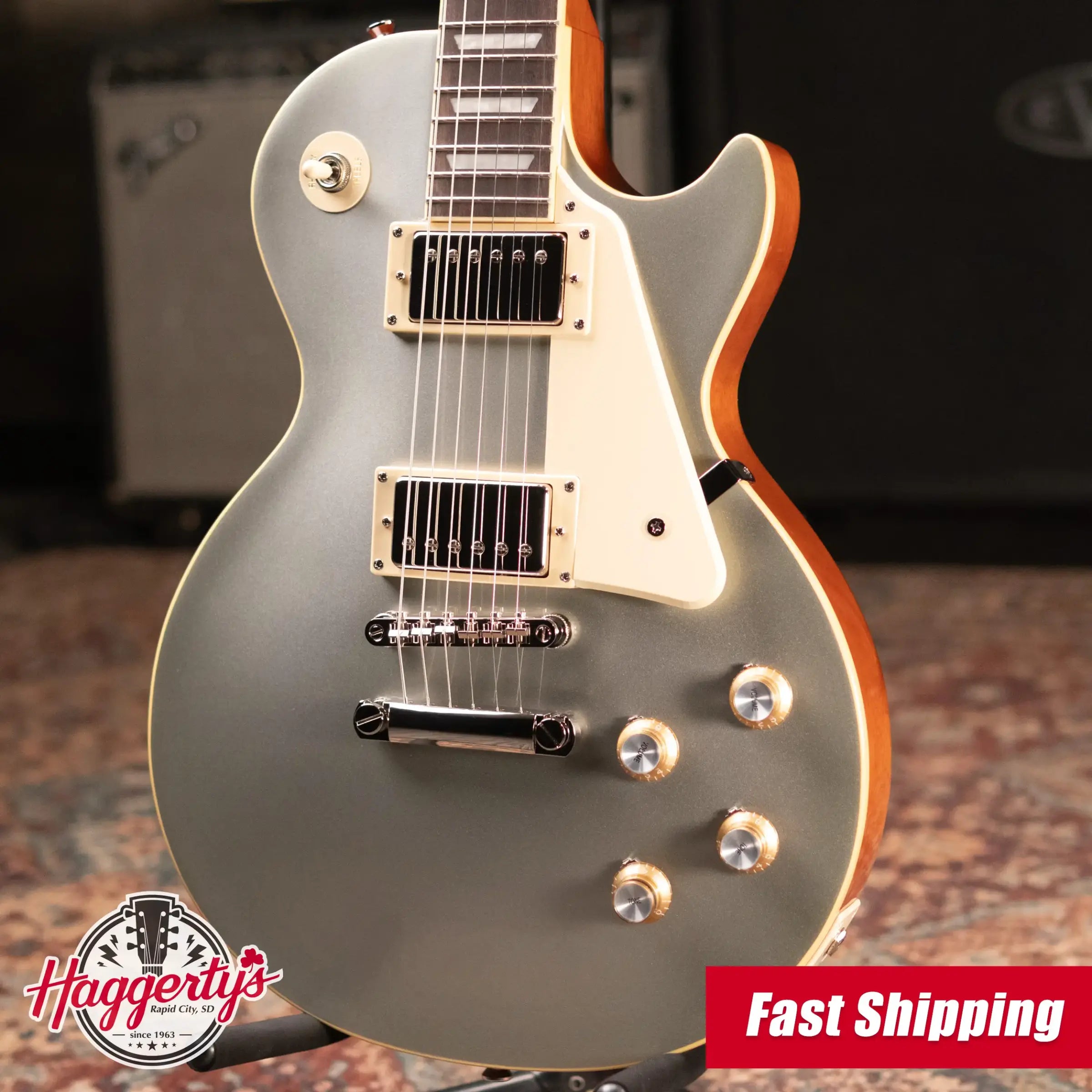 Epiphone Les Paul Standard 60s Electric Guitar - Silver Mist with Gig Bag