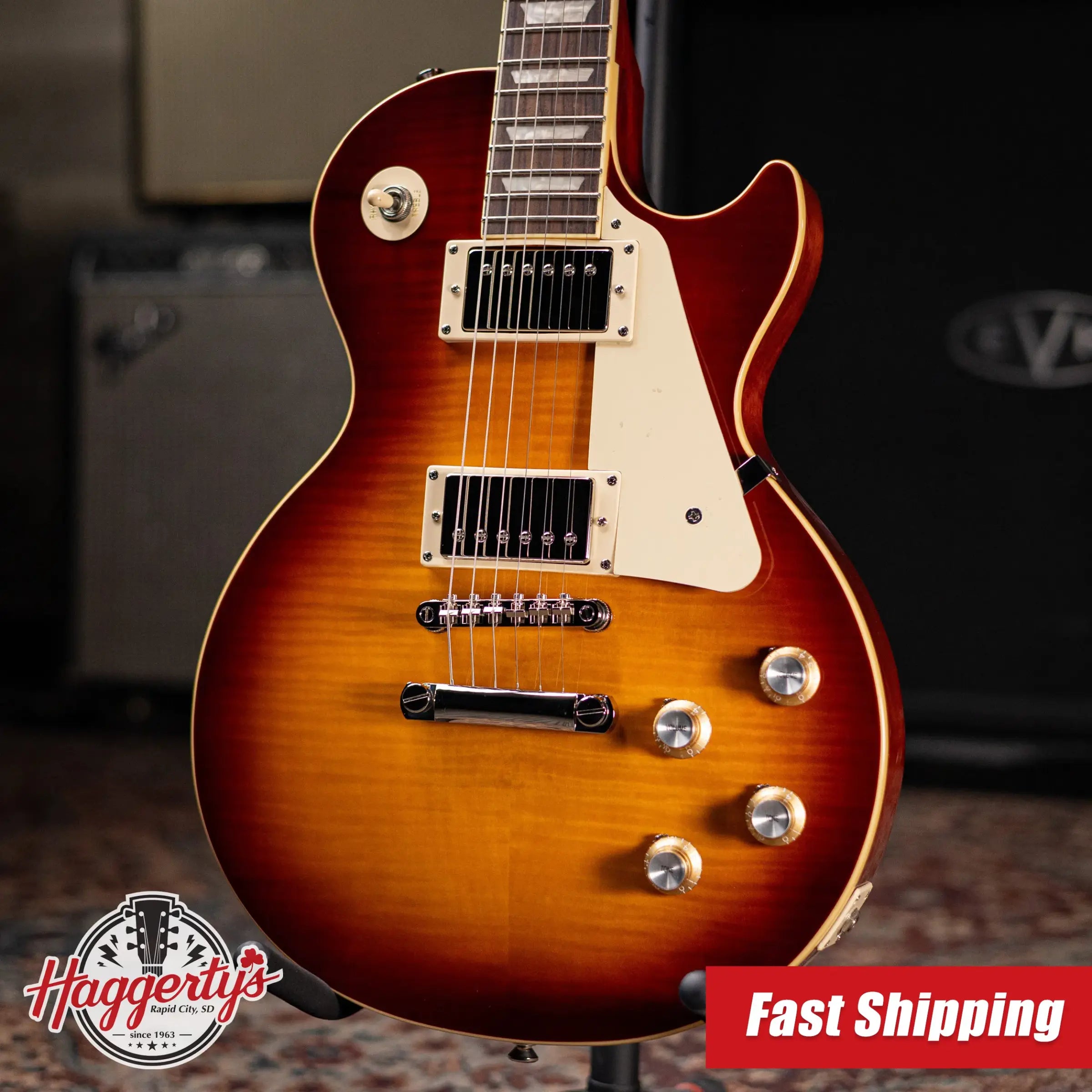 Epiphone Les Paul Standard 60s Figured Electric Guitar - Iced Tea Burst