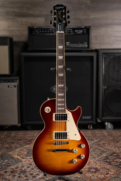 Epiphone Les Paul Standard 60s Figured Electric Guitar - Iced Tea Burst