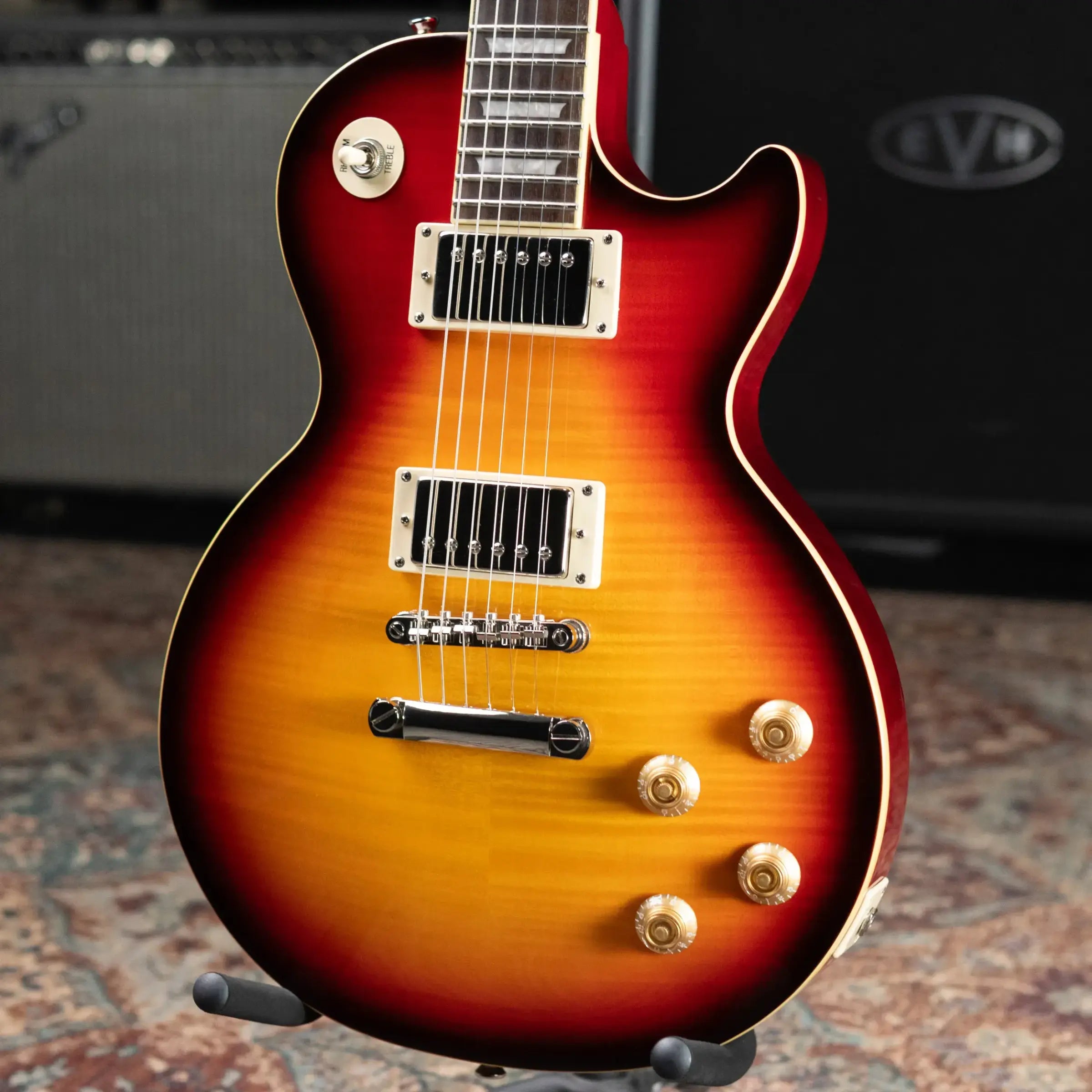 Epiphone Les Paul Standard Pro Electric Guitar - Black Cherry With Hardcase