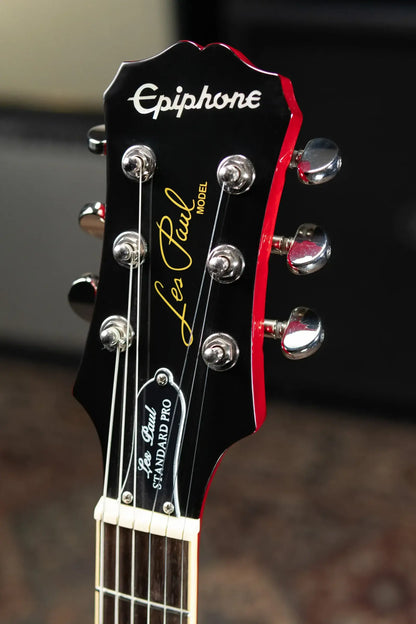 Epiphone Les Paul Standard Pro Electric Guitar - Black Cherry With Hardcase