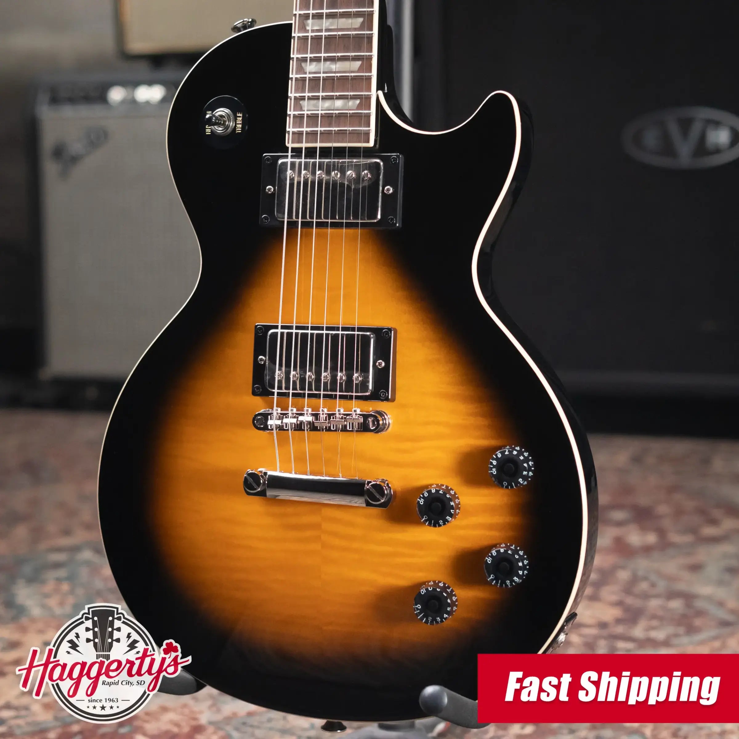 Epiphone Les Paul Tribute Plus Electric Guitar - Vintage Sunburst