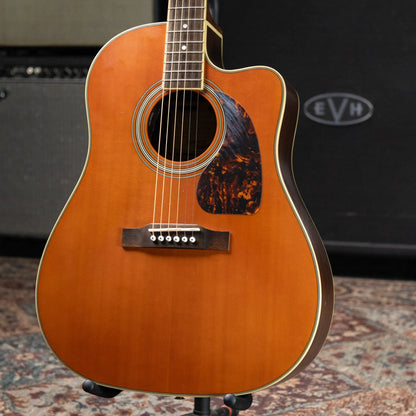 Epiphone Masterbilt AJ-500RCE/NAS Acoustic-Electric Guitar - Natural with Hardshell Case - Used