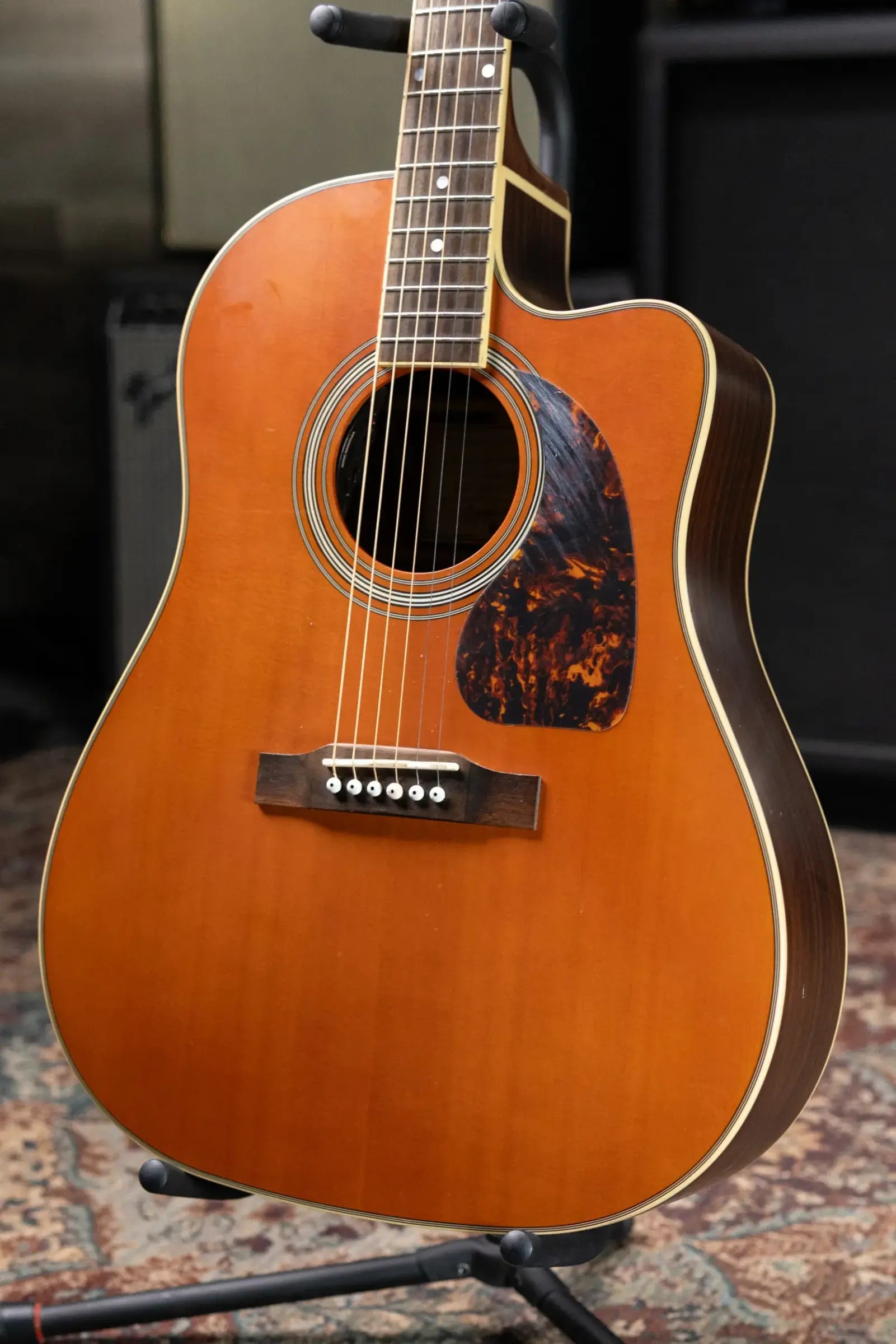 Epiphone Masterbilt AJ-500RCE/NAS Acoustic-Electric Guitar - Natural with Hardshell Case - Used