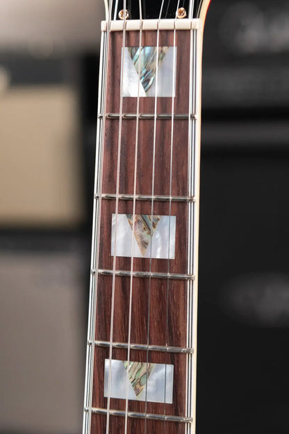 Epiphone Masterbilt Gem Archer Signature Sheraton Electric Guitar - Cherry Red with Hardshell Case