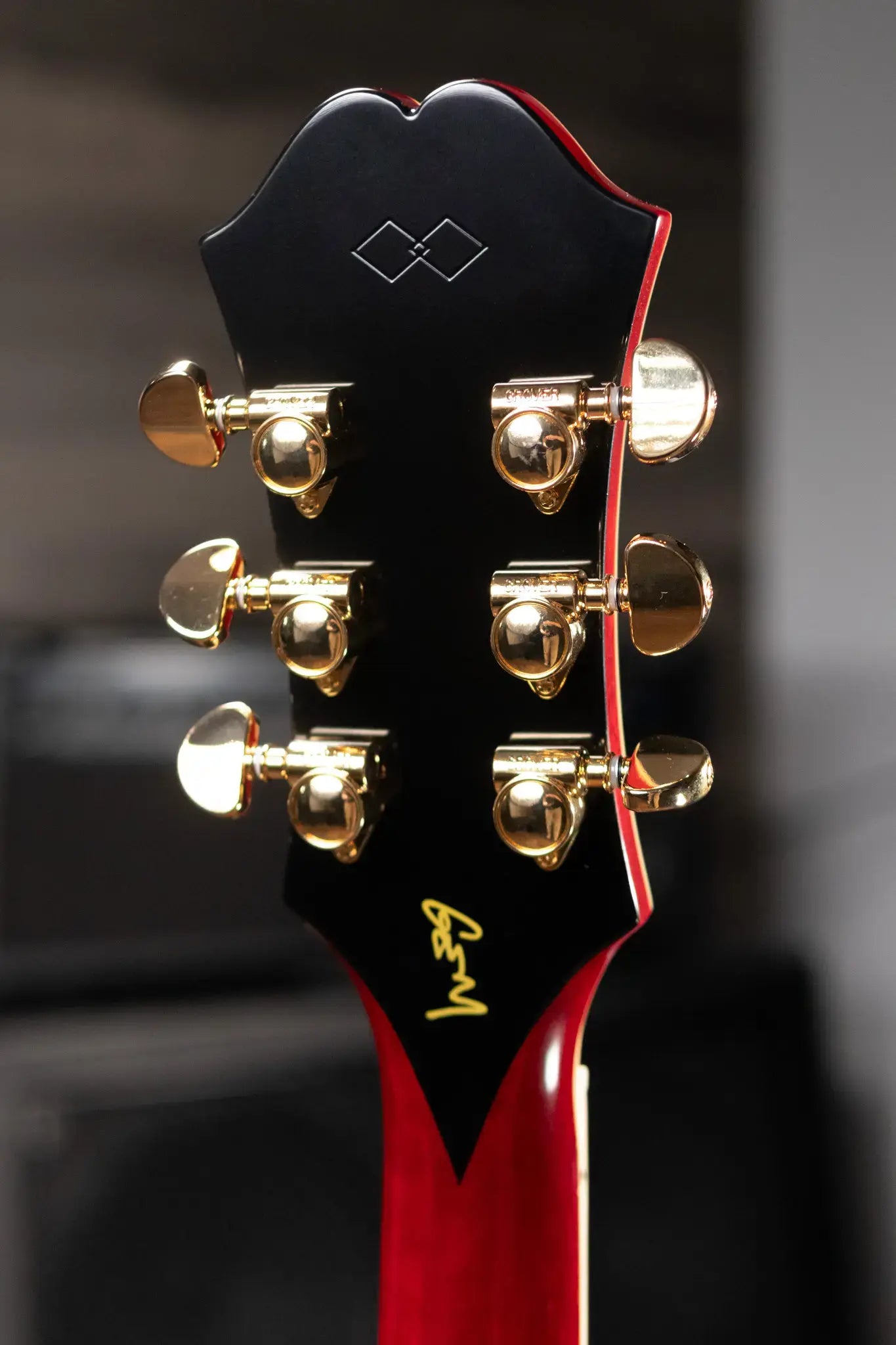 Epiphone Masterbilt Gem Archer Signature Sheraton Electric Guitar - Cherry Red with Hardshell Case