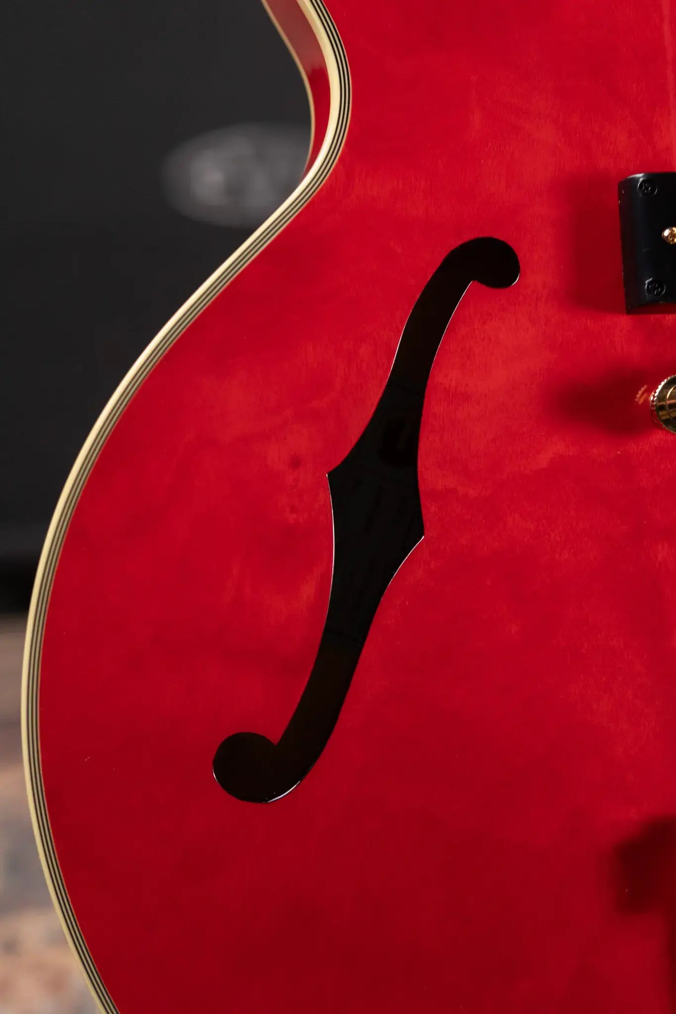 Epiphone Masterbilt Gem Archer Signature Sheraton Electric Guitar - Cherry Red with Hardshell Case