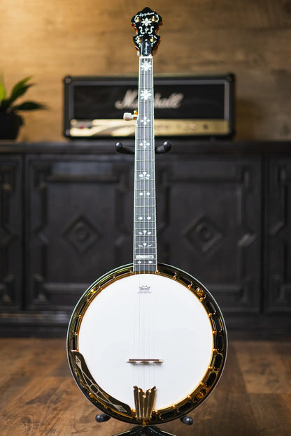 Epiphone Masterbuilt Earl Scruggs Golden Deluxe Banjo with Hardshell Case
