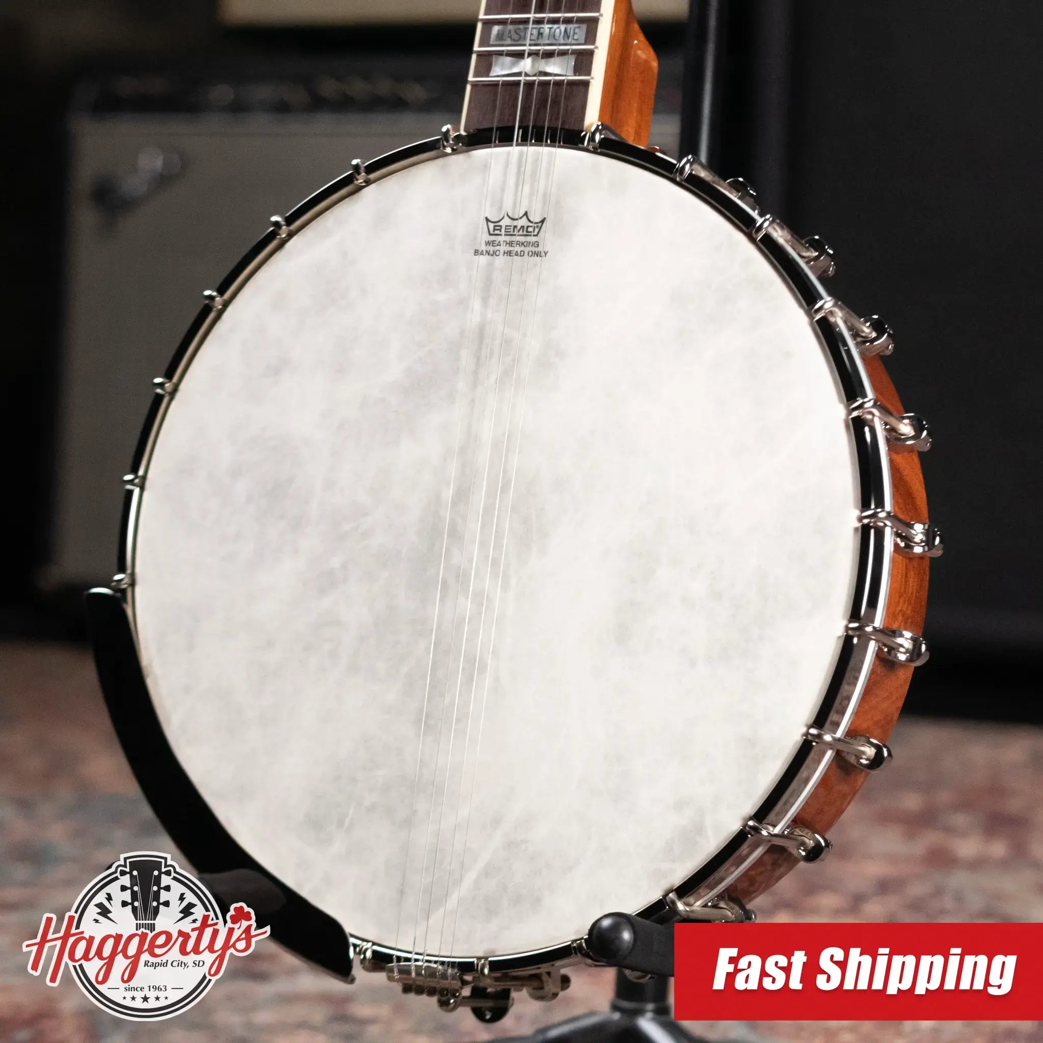 Epiphone Mastertone Bowtie Open Back Banjo with Gig Bag