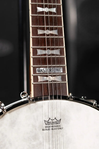 Epiphone Mastertone Bowtie Open Back Banjo with Gig Bag