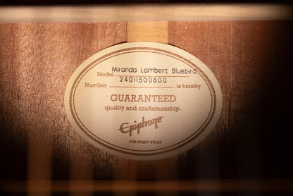 Epiphone Miranda Lambert Bluebird Studio Bluebonnet Acoustic/Electric Guitar with Hardshell Case - Used