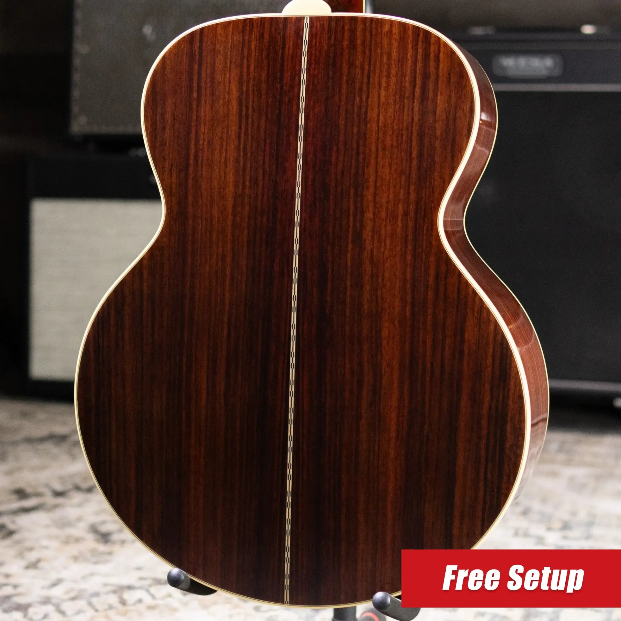 Epiphone Pre-War SJ-200 Rosewood Reissue Acoustic/Electric Guitar - Vintage Sunburst with Hardshell Case - Floor Model