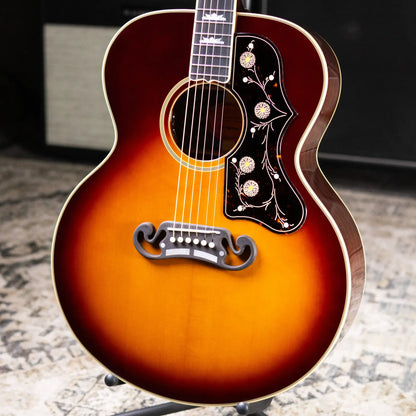 Epiphone Pre-War SJ-200 Rosewood Reissue Acoustic/Electric Guitar - Vintage Sunburst with Hardshell Case - Floor Model