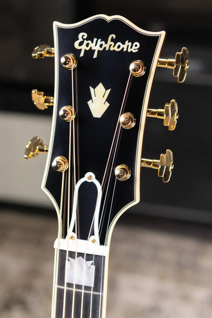 Epiphone Pre-War SJ-200 Rosewood Reissue Acoustic/Electric Guitar - Vintage Sunburst with Hardshell Case - Floor Model