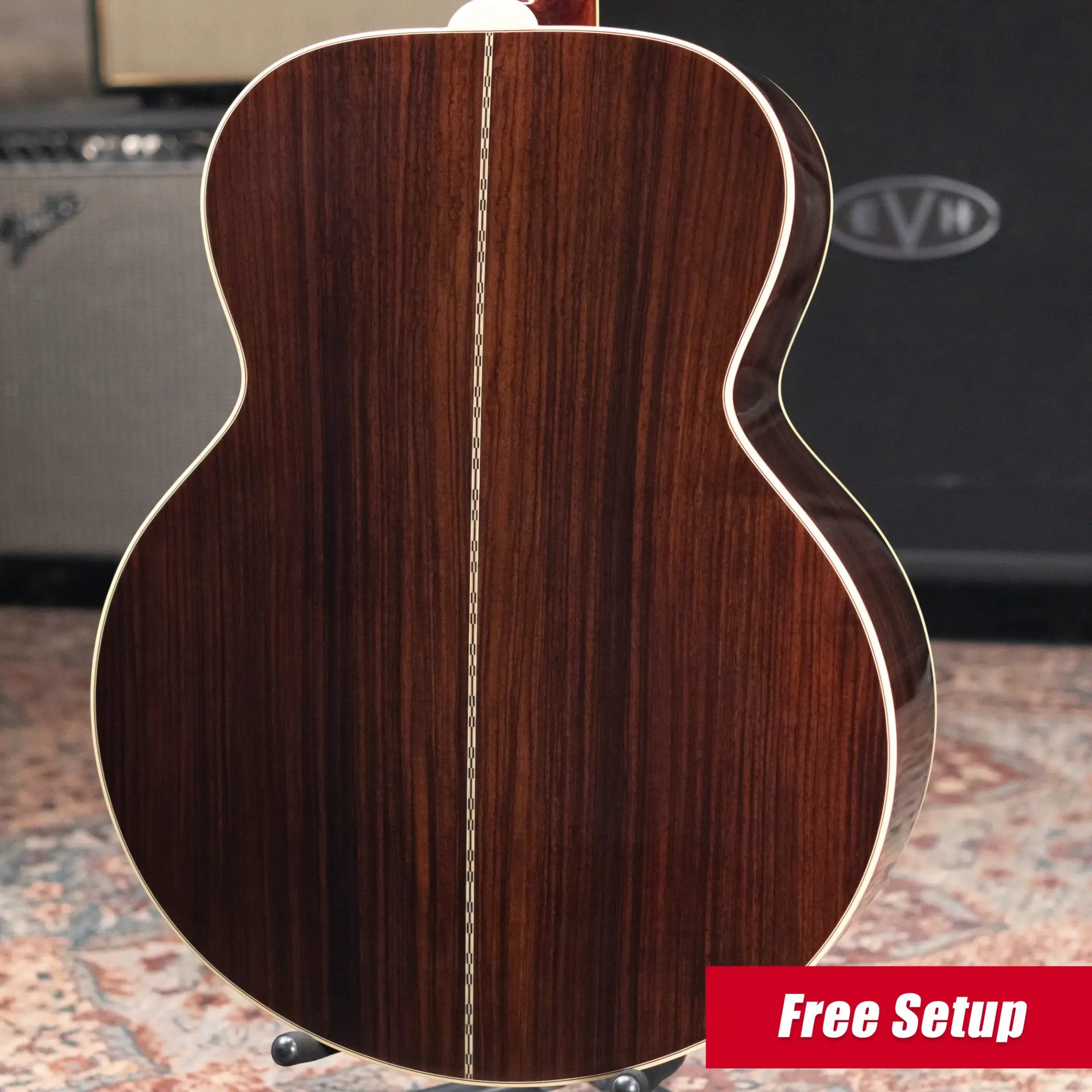 Epiphone Pre-War SJ-200 Rosewood Reissue Acoustic/Electric Guitar Vintage Sunburst with Hardshell Case - Used