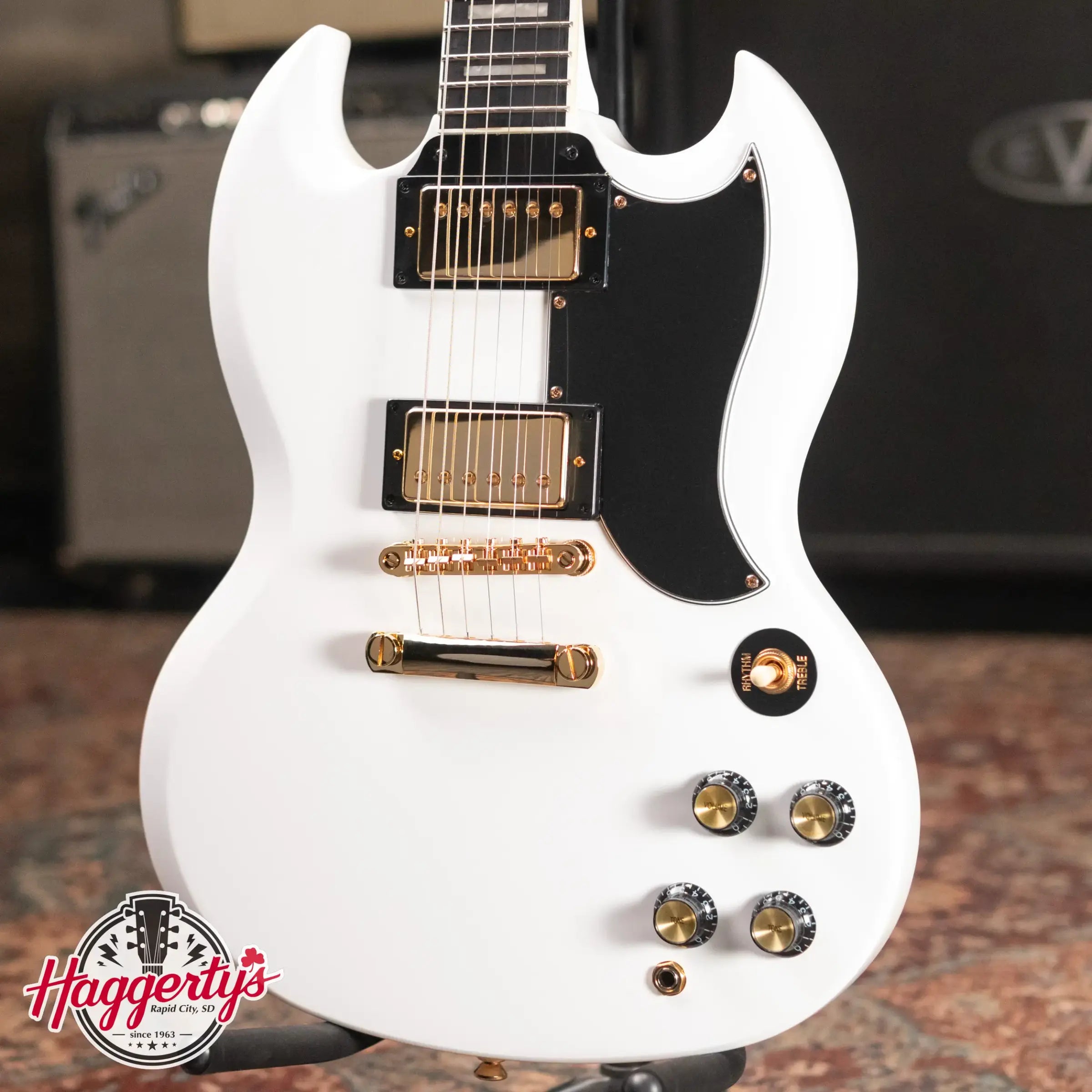 Epiphone SG Custom Electric Guitar - Alpine White with Gig Bag