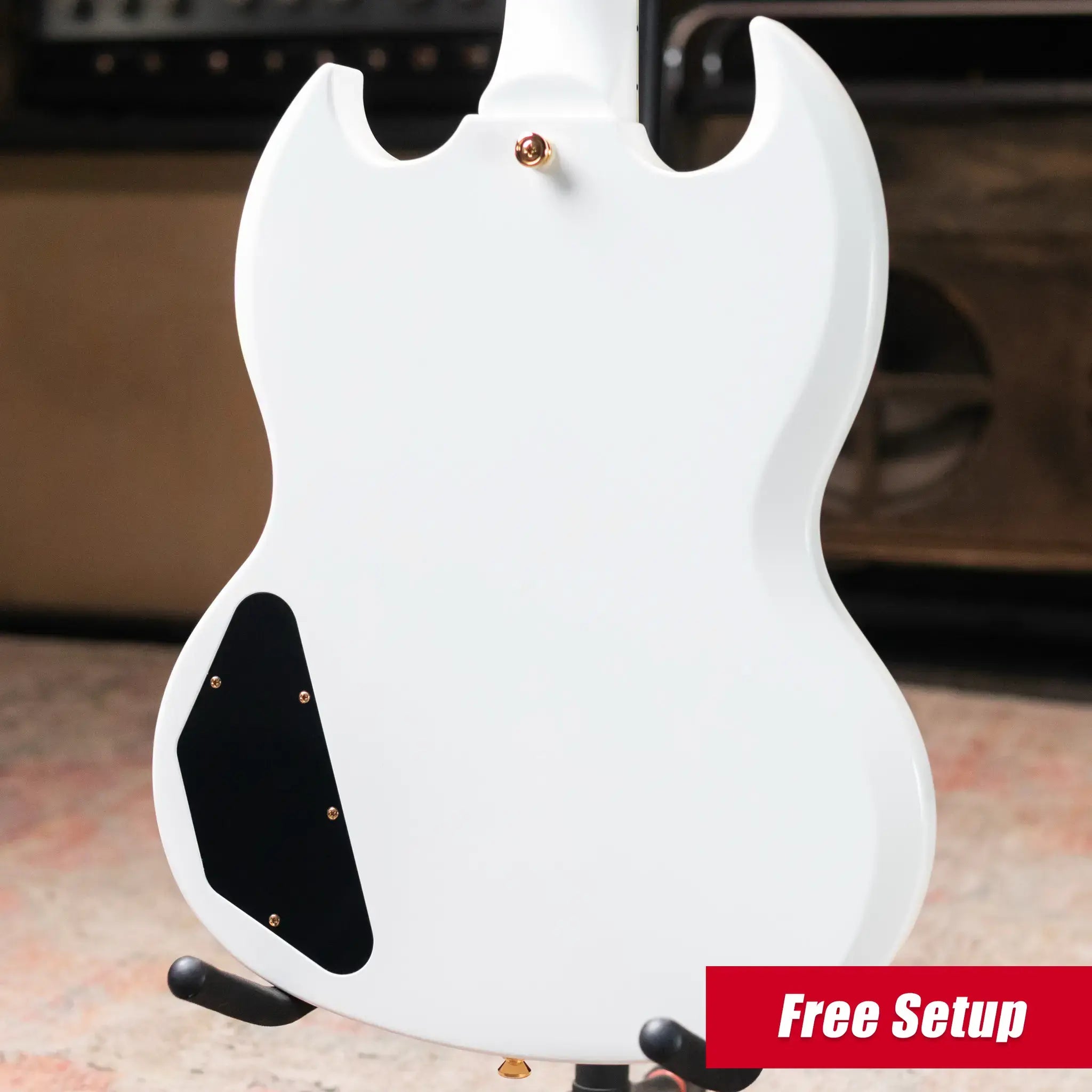 Epiphone SG Custom Electric Guitar - Alpine White with Gig Bag