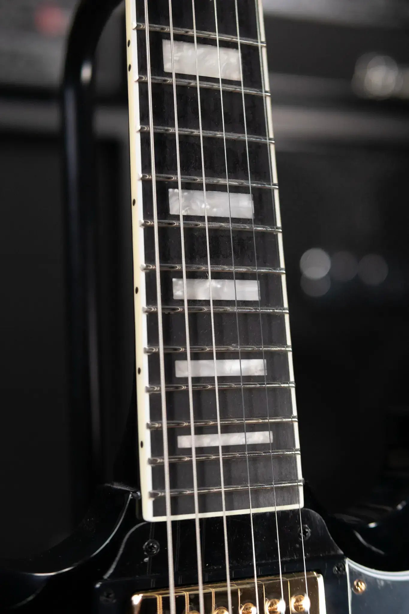 Epiphone SG Custom Electric Guitar - Ebony with Gig Bag