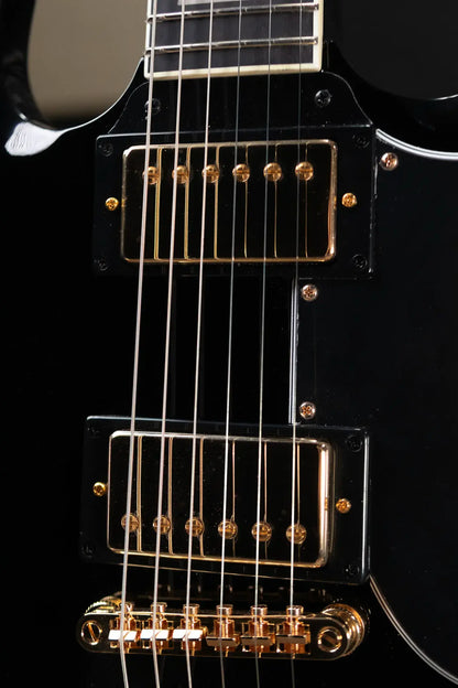 Epiphone SG Custom Electric Guitar - Ebony with Gig Bag