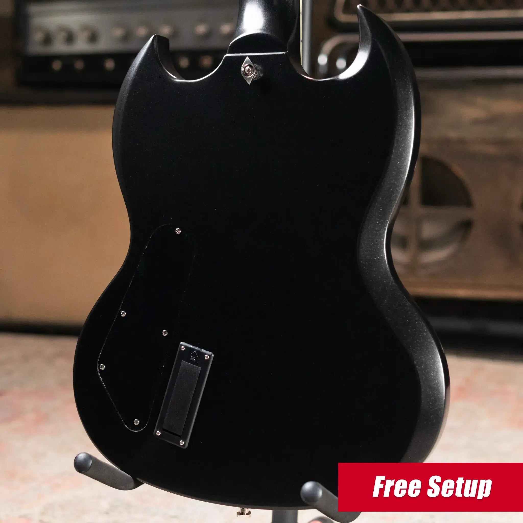 Epiphone SG Prophecy Electric Guitar - Aged Jet Black Metallic with Gig Bag