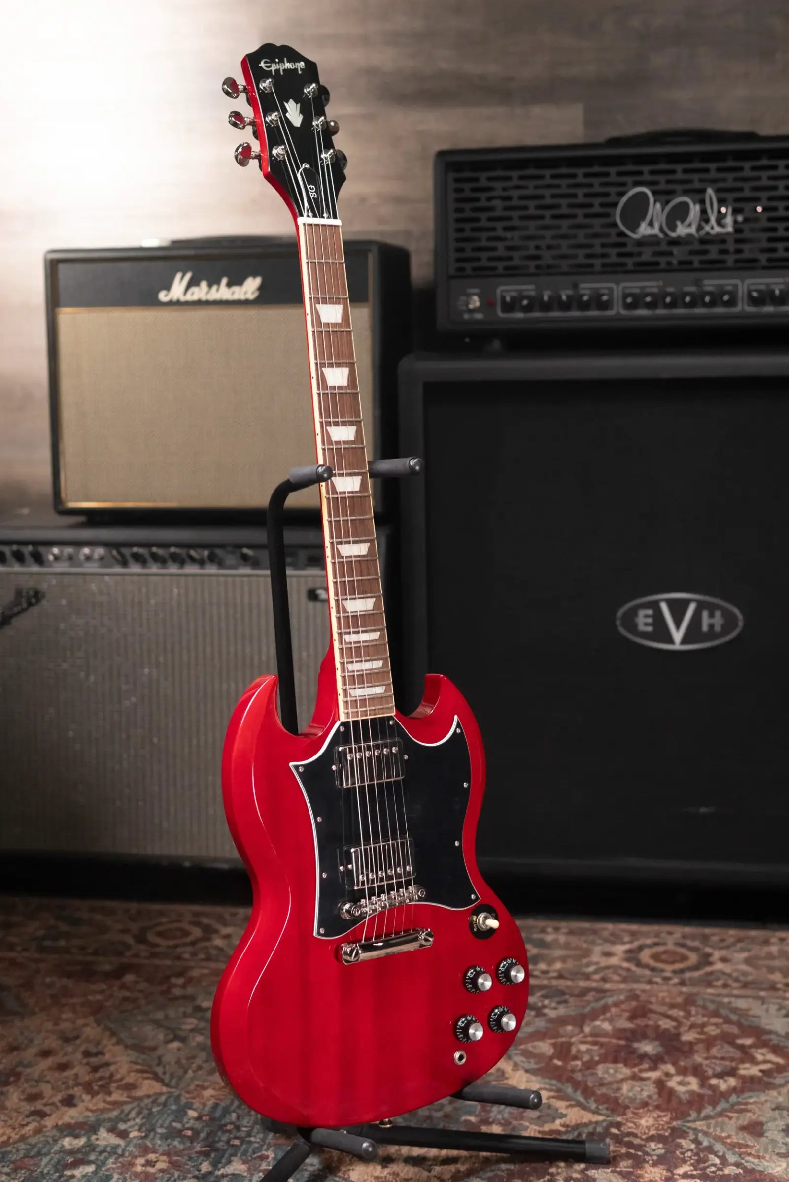 Epiphone SG Standard Electric Guitar - Cherry with Gig Bag