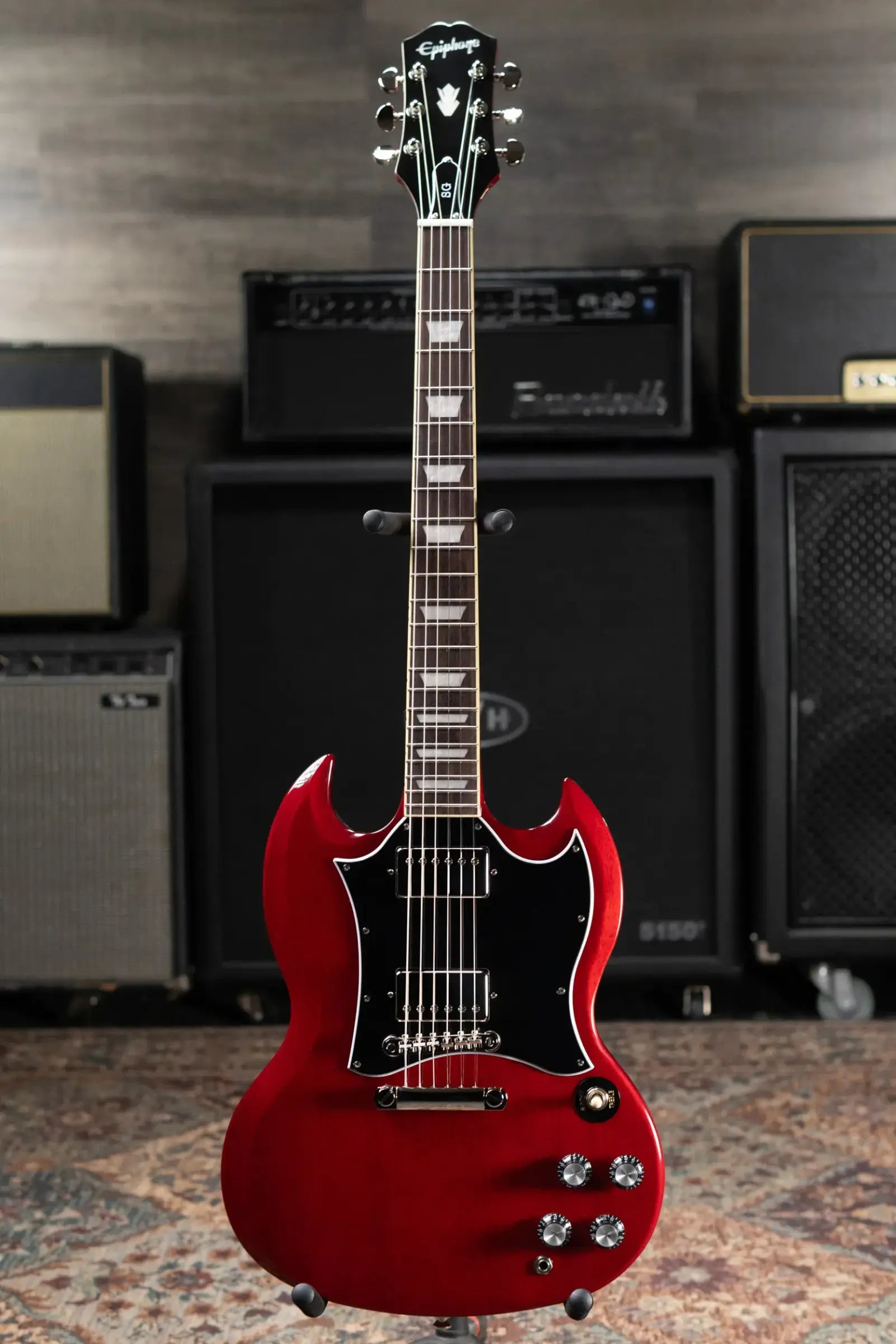 Epiphone SG Standard Electric Guitar - Cherry with Gig Bag