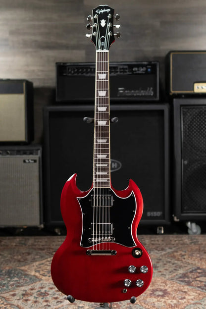 Epiphone SG Standard Electric Guitar - Cherry with Gig Bag
