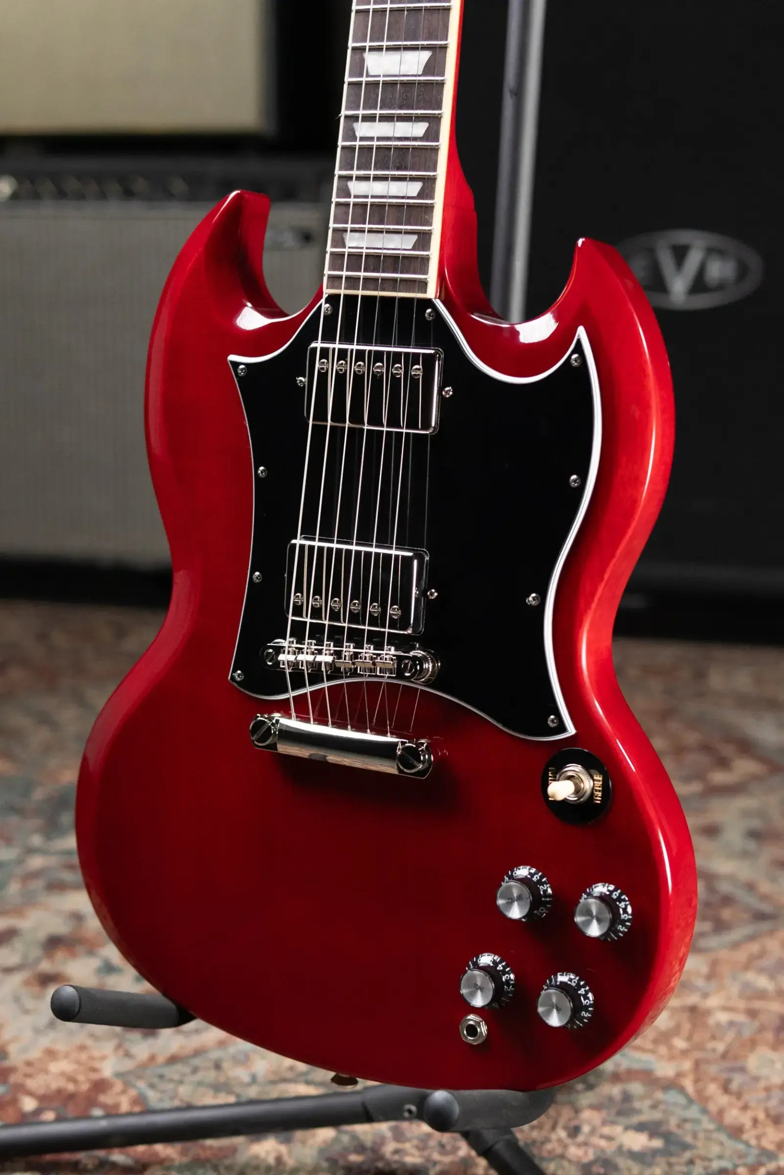 Epiphone SG Standard Electric Guitar - Cherry with Gig Bag