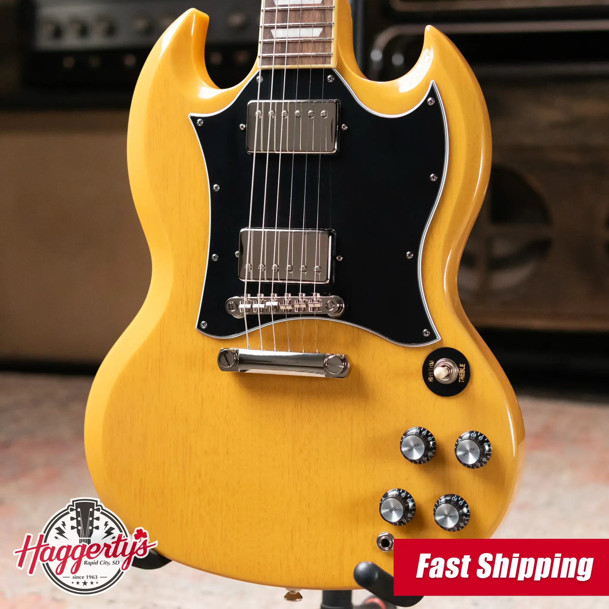 Epiphone SG Standard Electric Guitar - TV Yellow with Gig Bag