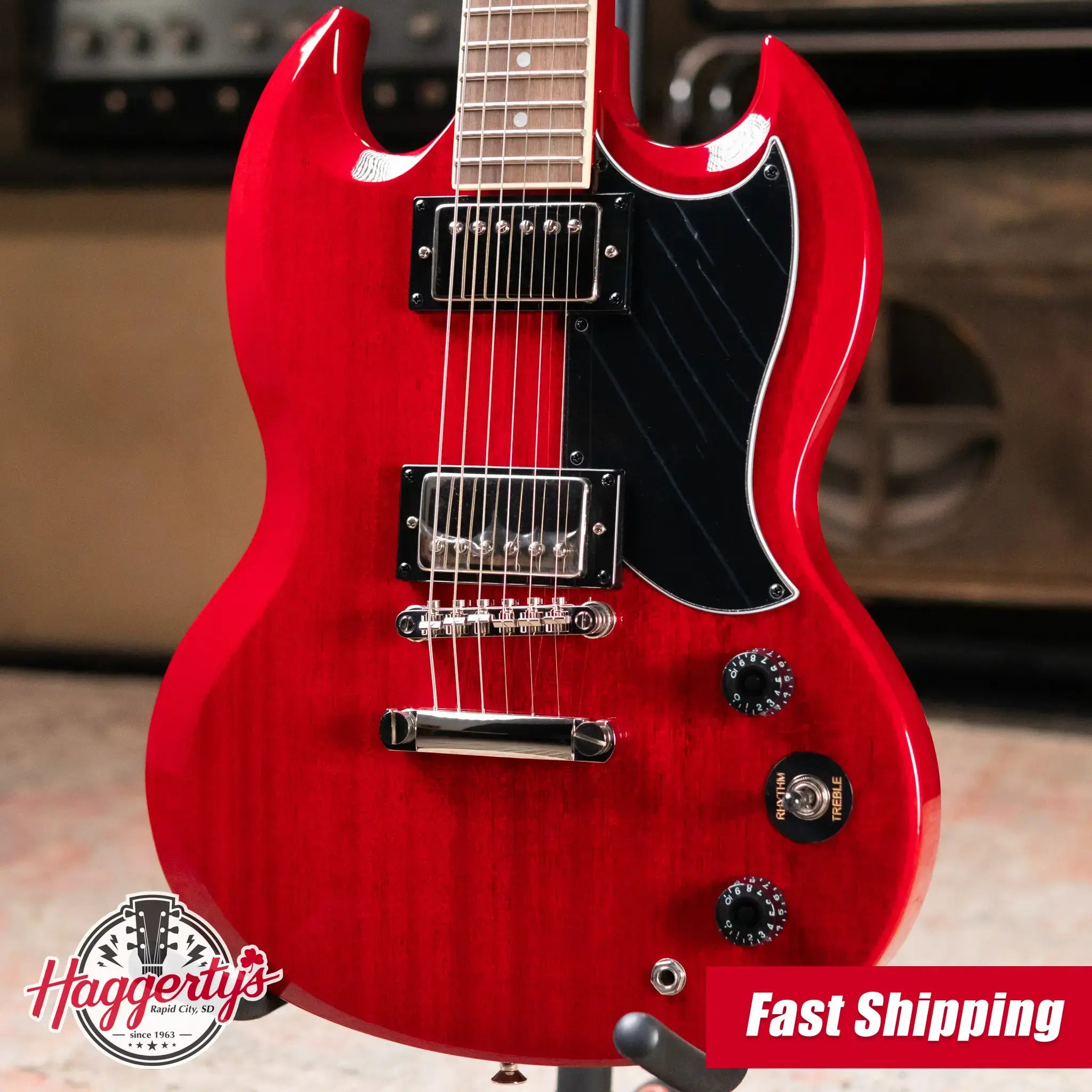 Epiphone SG Tribute E1 Electric Guitar - Cherry Red