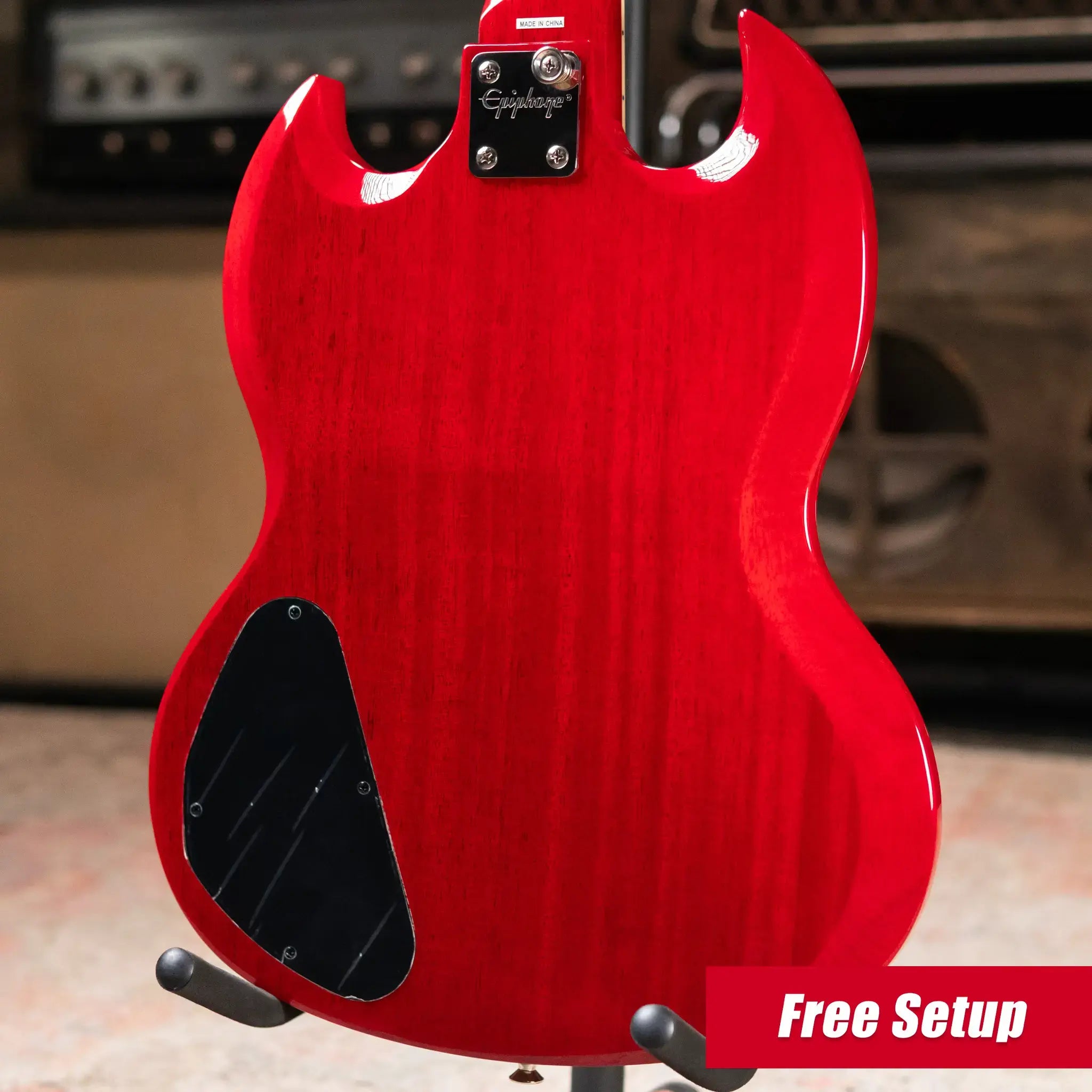 Epiphone SG Tribute E1 Electric Guitar - Cherry Red