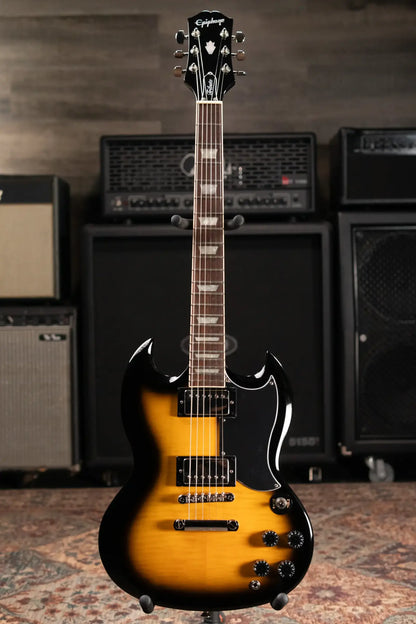 Epiphone SG Tribute Plus Electric Guitar - Vintage Sunburst