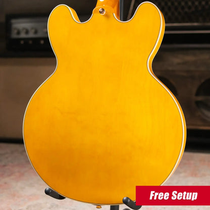 Epiphone Sheraton Semi-Hollow Electric Guitar - Natural with Gig Bag