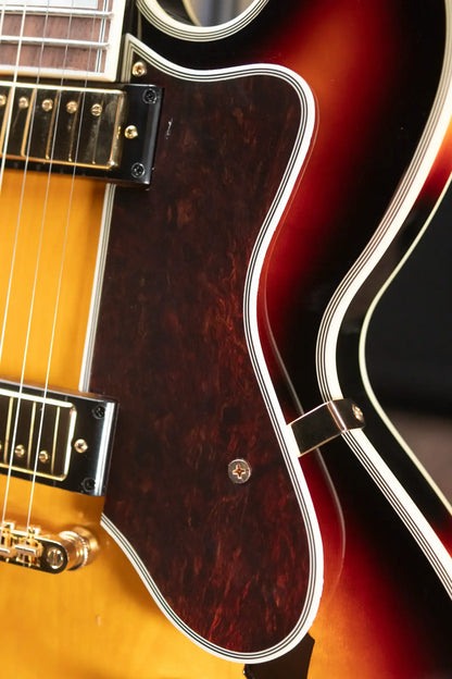 Epiphone Sheraton Semi-Hollow Electric Guitar - Vintage Sunburst with Premium Gig Bag - Used