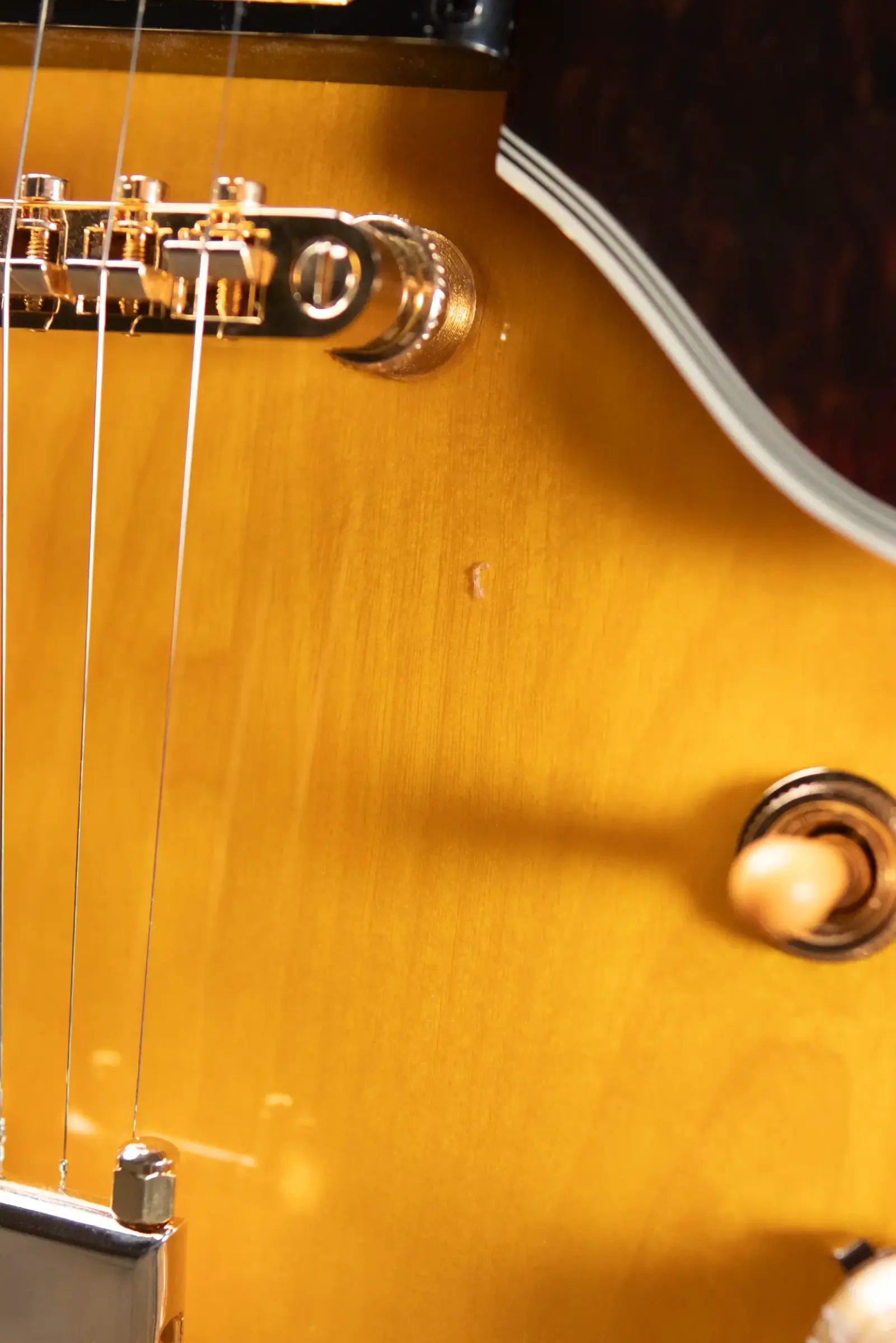 Epiphone Sheraton Semi-Hollow Electric Guitar - Vintage Sunburst with Premium Gig Bag - Used