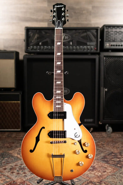 Epiphone USA Casino Hollow Body Electric Guitar - Royal Tan with Epiphone Hard Case - Floor Model