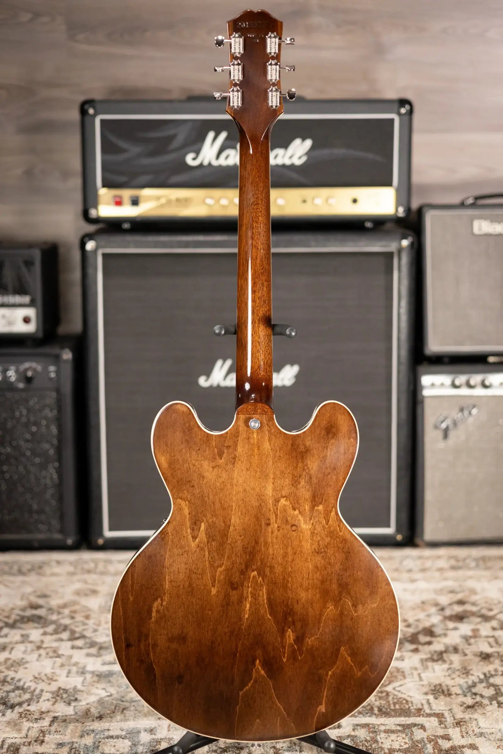 Epiphone USA Casino Hollow-Body Electric Guitar - Vintage Burst with Hardshell Case