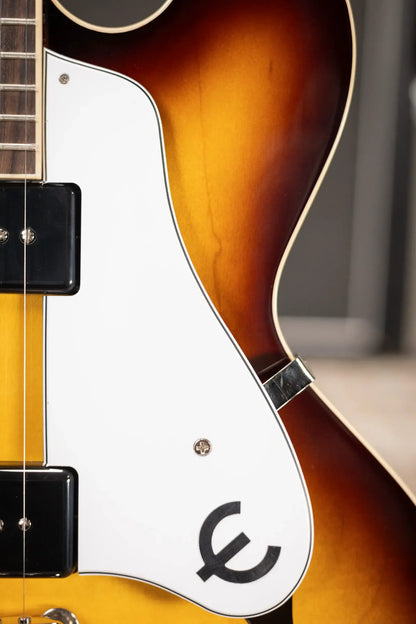 Epiphone USA Casino Hollow-Body Electric Guitar - Vintage Burst with Hardshell Case