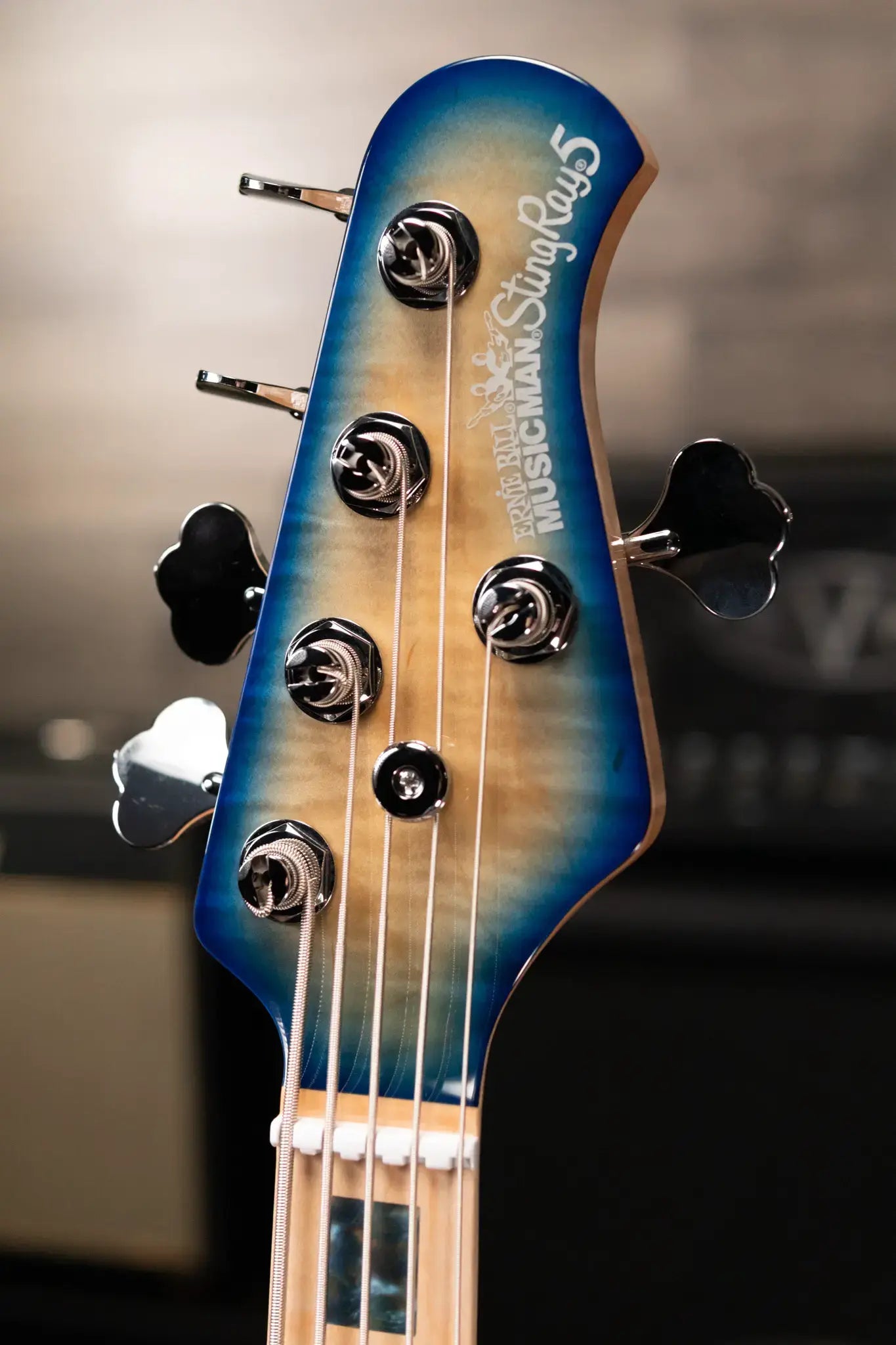 Ernie Ball Music Man BFR StingRay 5HH - Paua Blue Burst - 21 of 150