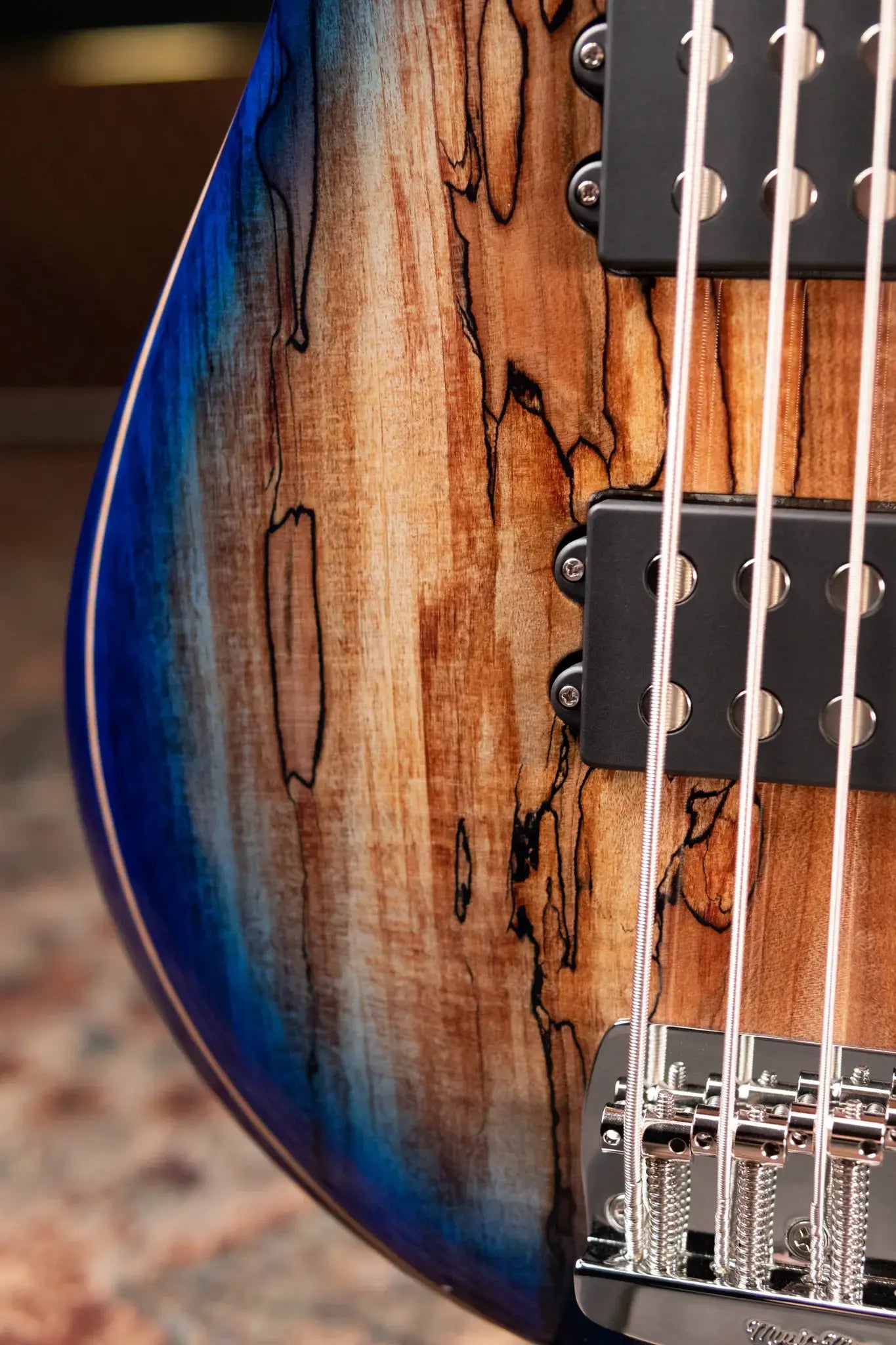 Ernie Ball Music Man BFR StingRay 5HH - Paua Blue Burst - 21 of 150